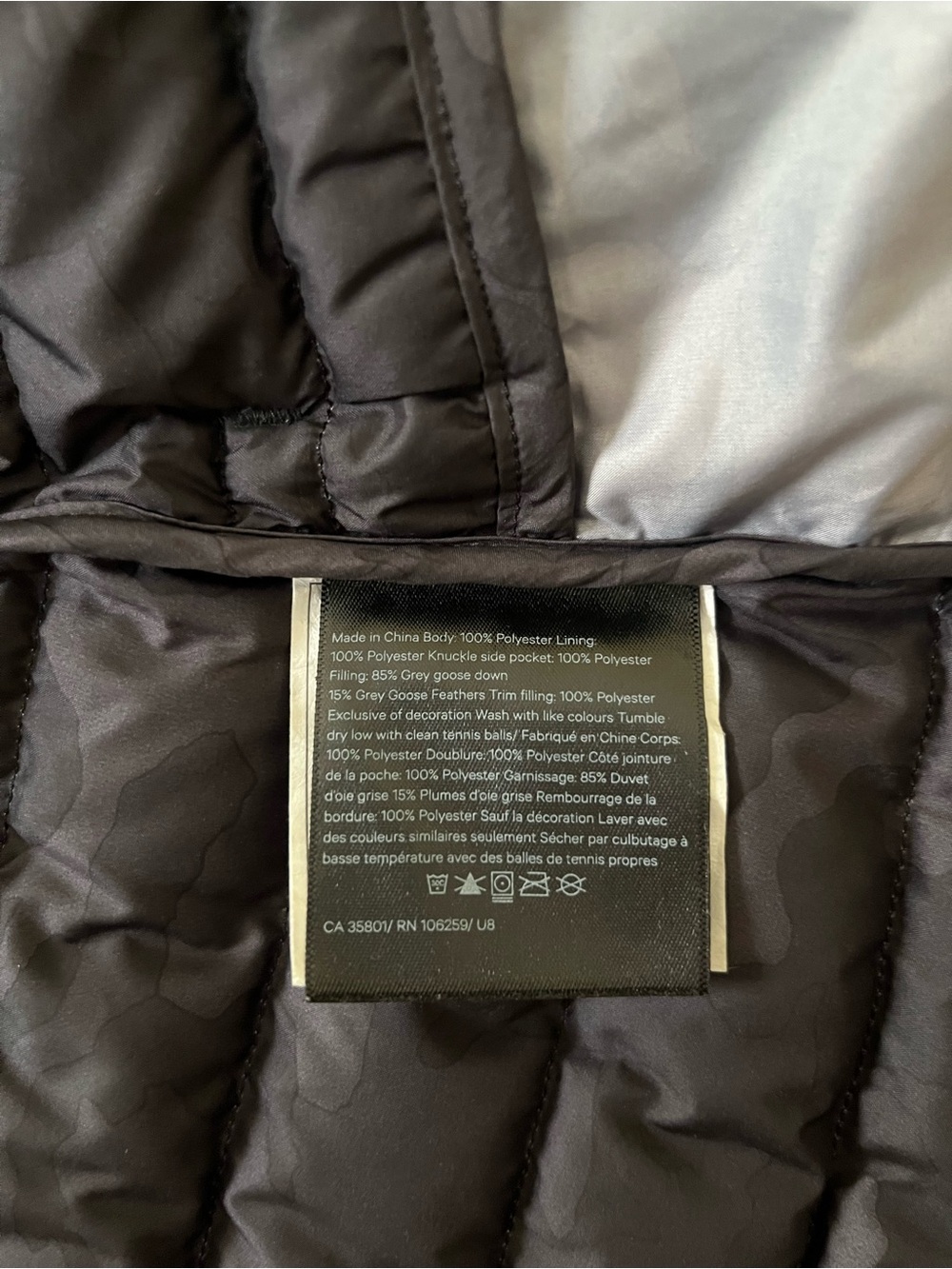 Lululemon Camo Puffer Jacket - Picture 12 of 12